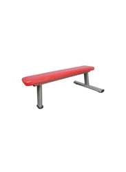 Gainmotion Commercial Flat Bench, Red/Grey