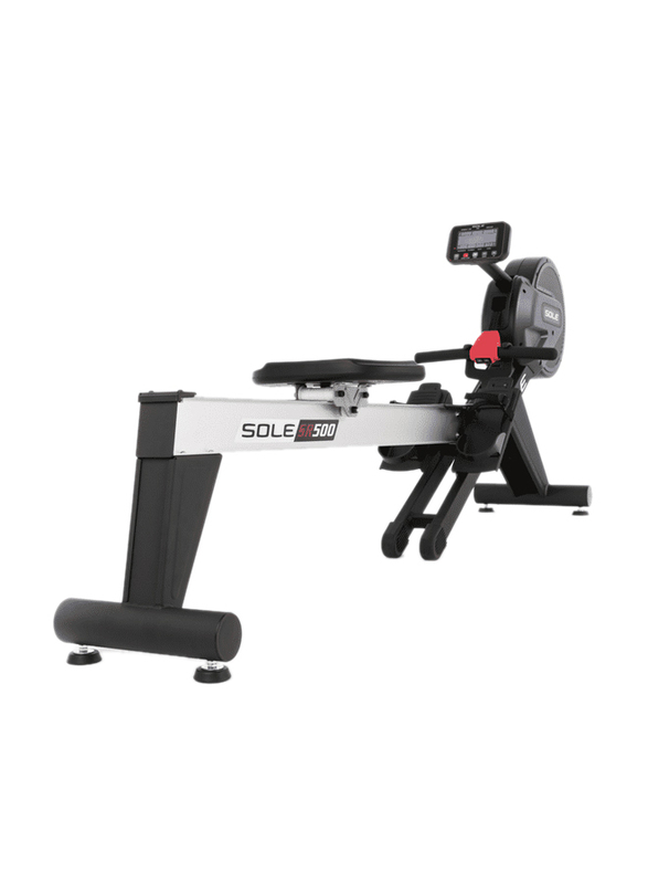 Sole Fitness SR500 Rowing Machine, Silver/Black