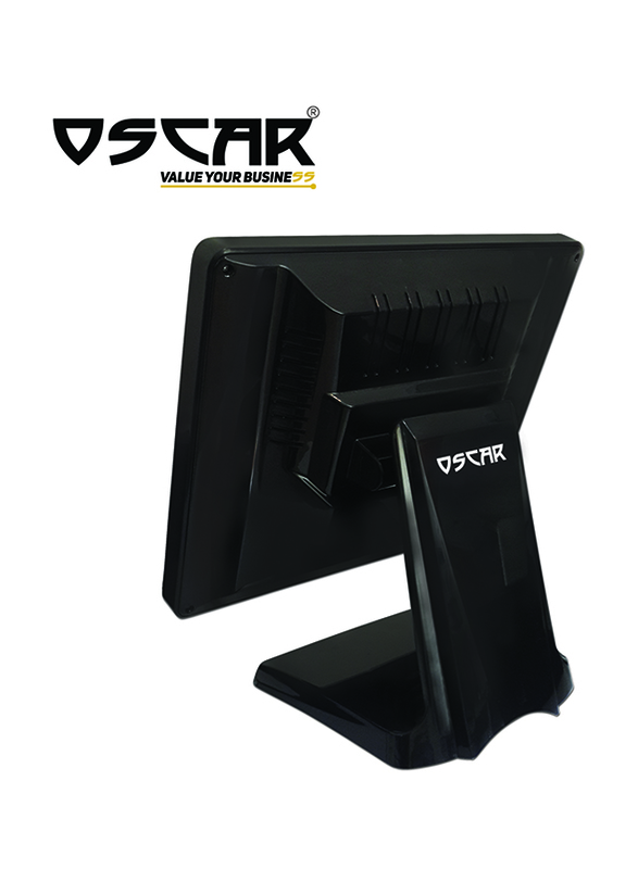 Oscar Parker 5 Touchscreen POS Terminal Cashier Billing Machine, Intel Core i5 4th Gen 1.6 GHz, 4GB RAM, 128GB SSD, 15 Inch LED, Shiny Black