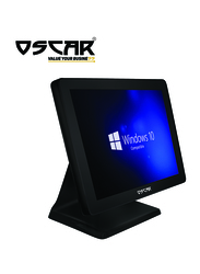 Oscar POS System, Intel Core i5 4th Gen 1.6 GHz, 4GB RAM, 128GB SSD, 15 inch Touchscreen POS Terminal, Thermal Receipt Printer 80mm, Cash Register Drawer, Without POS Software, Black
