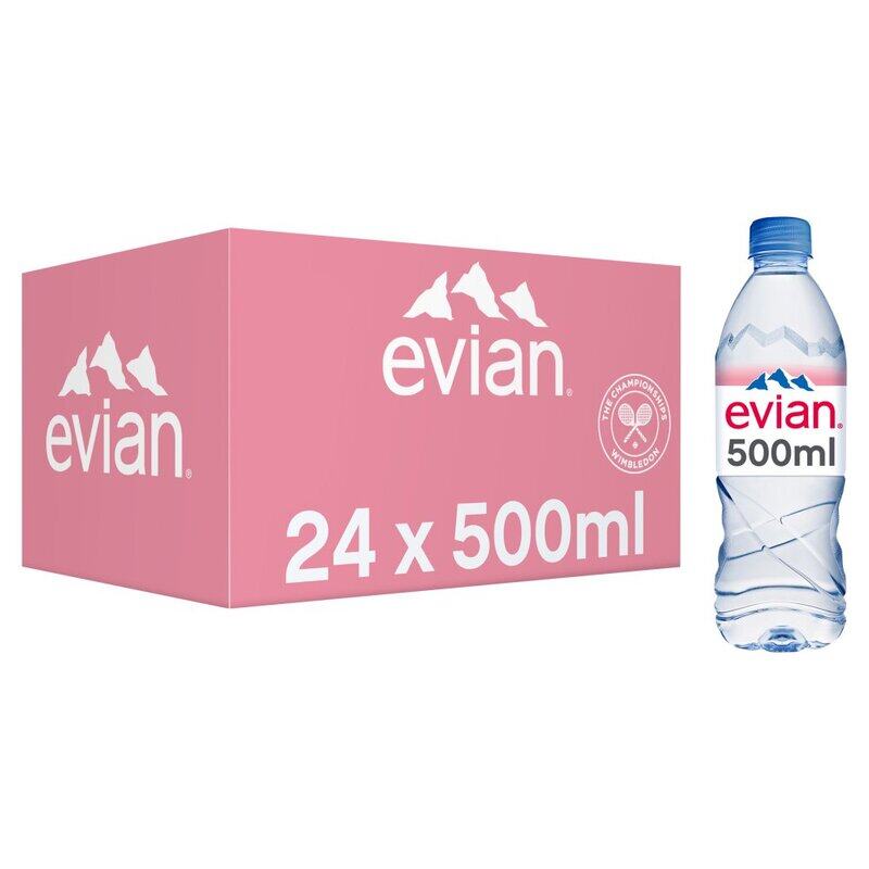 

Evian Natural Mineral Water (500mlx24)