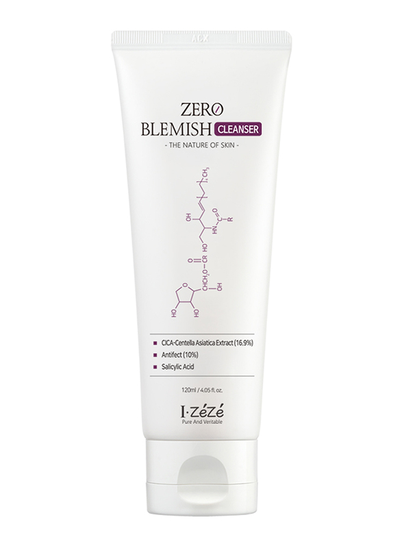 Izeze Zero Blemish Cleanser, 120ml