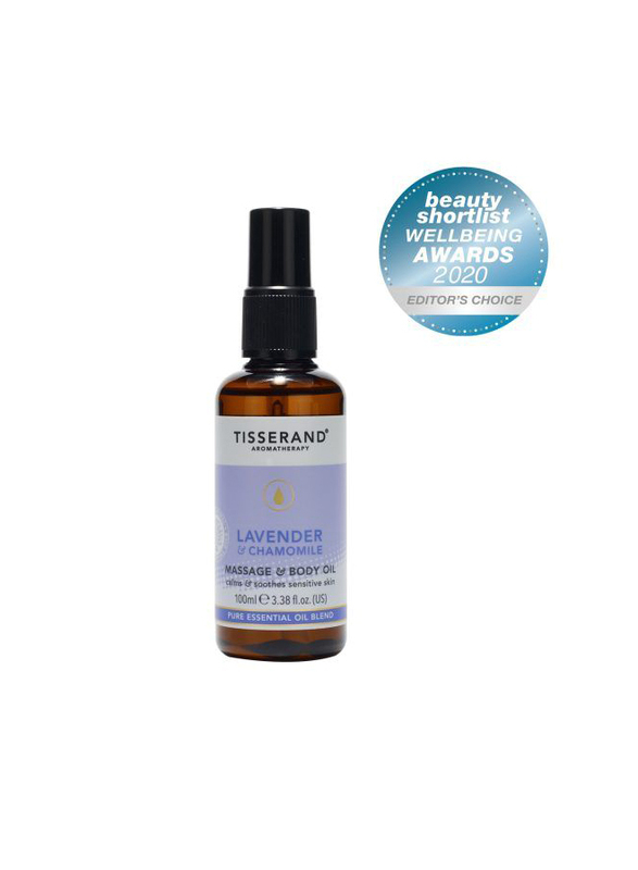 Tisserand Lavender and Chamomile Massage and Body Oil, 100ml