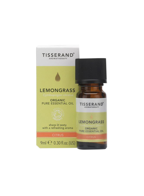 Tisserand Lemongrass Essential Organic Oil, 9ml
