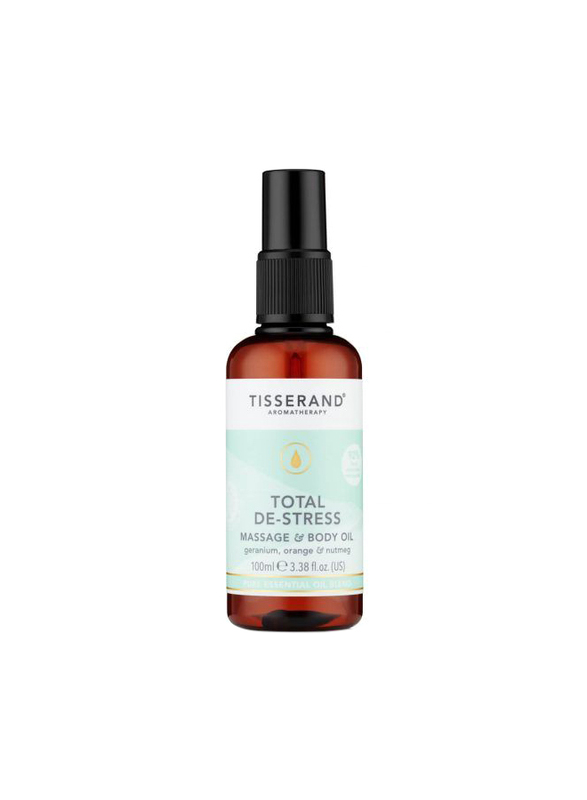 Tisserand Total De-Stress Massage and Body Oil, 100ml