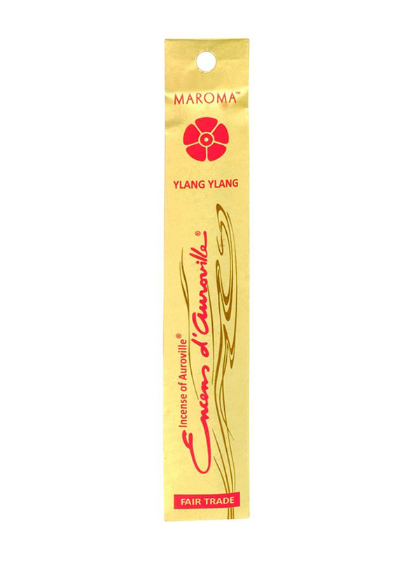 Maroma Ylang Ylang Incense Sticks, 10 Sticks, Brown