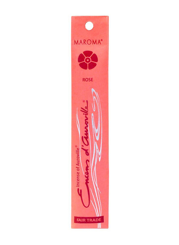 Maroma Rose Incense Sticks, 10 Sticks, Brown