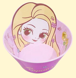 Disney Character Children Melamine Anti Shock Drop Proof Dining Bowl and Cup Set RAPUNZEL