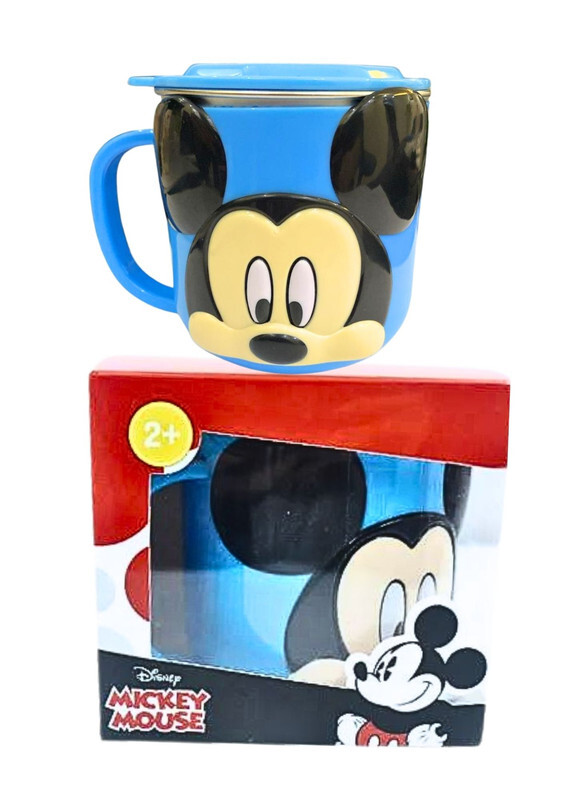 Kids Stainless Steel 3D Mug w/ Disney Characters (Mickey Blue) 126g