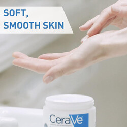 CeraVe Moisturizing Cream 48H Body and Face Moisturizer for Dry to Very Dry Skin with Hyaluronic Acid and Ceramides, Fragrance Free, 16Oz, 454 g