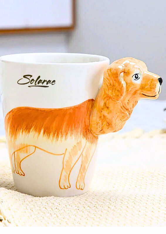

Generic Ceramic 3D Coffee Mug, Hand-Painted Mug Cute Animal Tea Mugs, Coffee Cup, Ideal Gift for Kids/Teenagers/Man/Woman Corporate Gifting, Premium Mug 13.