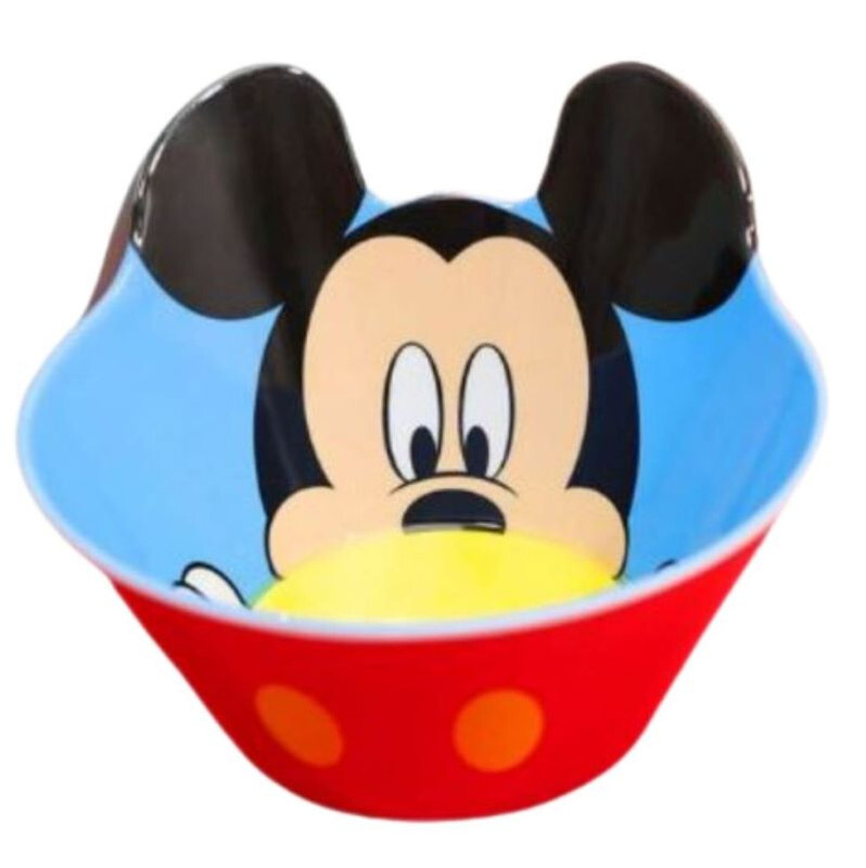 Disney Character Children Melamine Anti Shock Drop Proof Dining Bowl and Cup Set MICKEY