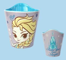 Disney Character Children Melamine Anti Shock Drop Proof Dining Bowl and Cup Set ELSA