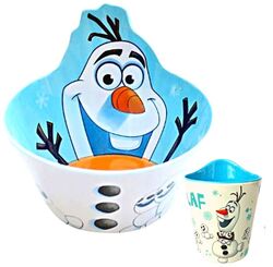 Disney Character Children Melamine Anti Shock Drop Proof Dining Bowl and Cup Set DAISY