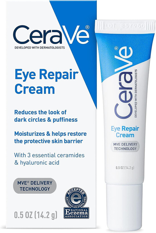 

CeraVe Eye Repair Cream Under Eye Cream for Dark Circles and Puffiness Delicate Skin Under Eye Area with Hyaluronic acid and Ceramides, Non-comedogeni