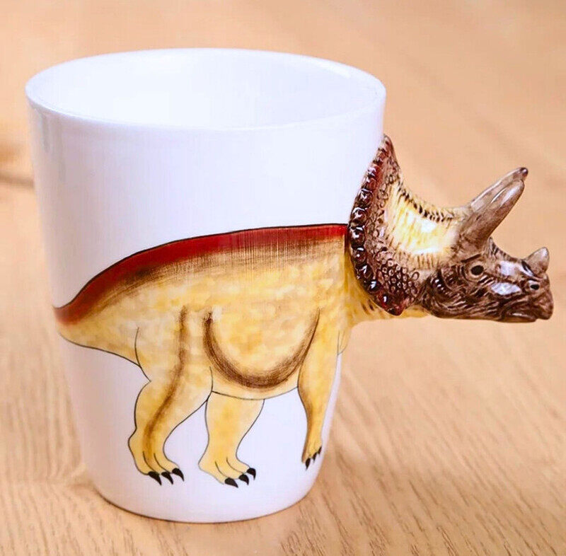 

Generic Ceramic 3D Coffee Mug, Hand-Painted Mug Cute Animal Tea Mugs, Coffee Cup, Ideal Gift for Kids/Teenagers/Man/Woman Corporate Gifting, Premium Mug 13.