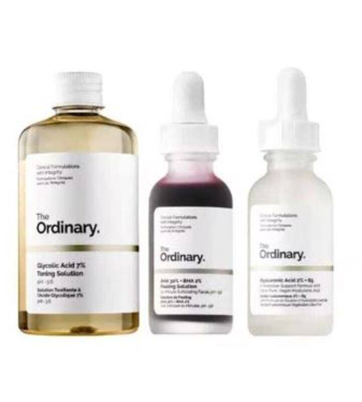 

The Ordinary3-Piece Face Serum Set Peeling Solution 1x30, Toning Solution 1x240, Hyaluronic Acid 1x30ml