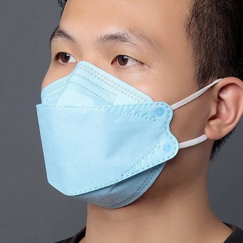 KF94 Protective Disposable Face Mask, Blue, 10 Masks