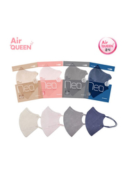 Air Queen Neo Nanofiber Filter Face Mask, Beige, 2 Masks