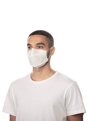 Air Queen Nanofiber Filter Face Mask, White, 500 Masks
