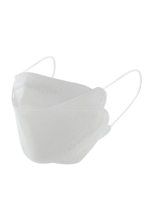 Air Queen Nanofiber Filter Face Mask, White, 1 Mask