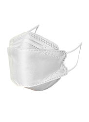 KF94 Protective Disposable Face Mask, White, 50 Masks