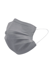 3-Layered Disposable Face Mask, Grey, 50 Masks