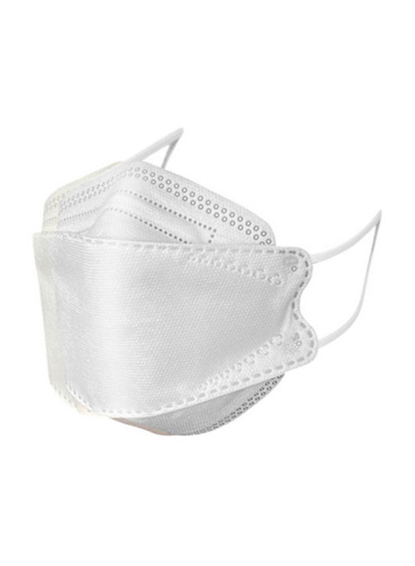 KF94 Protective Disposable Face Mask, White, 30 Masks