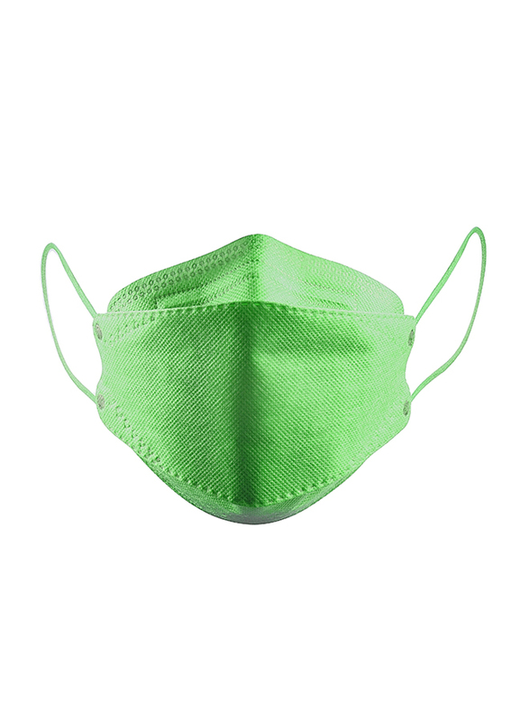 KF94 Protective Disposable Face Mask, Green, 50 Masks