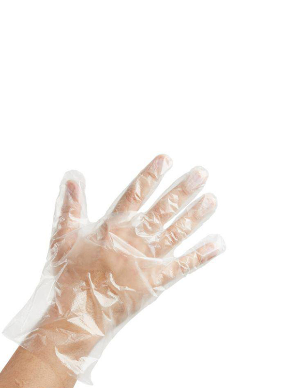 Catering Food Grade PE Disposable Gloves, Transparent, 10 x 100 Pieces