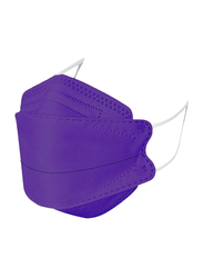 KF94 Protective Disposable Face Mask, Purple, 50 Masks