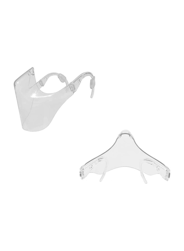 High Quality Durable Face Mask, Transparent, 1 Mask