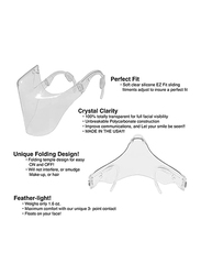 High Quality Durable Face Mask, Transparent, 1 Mask