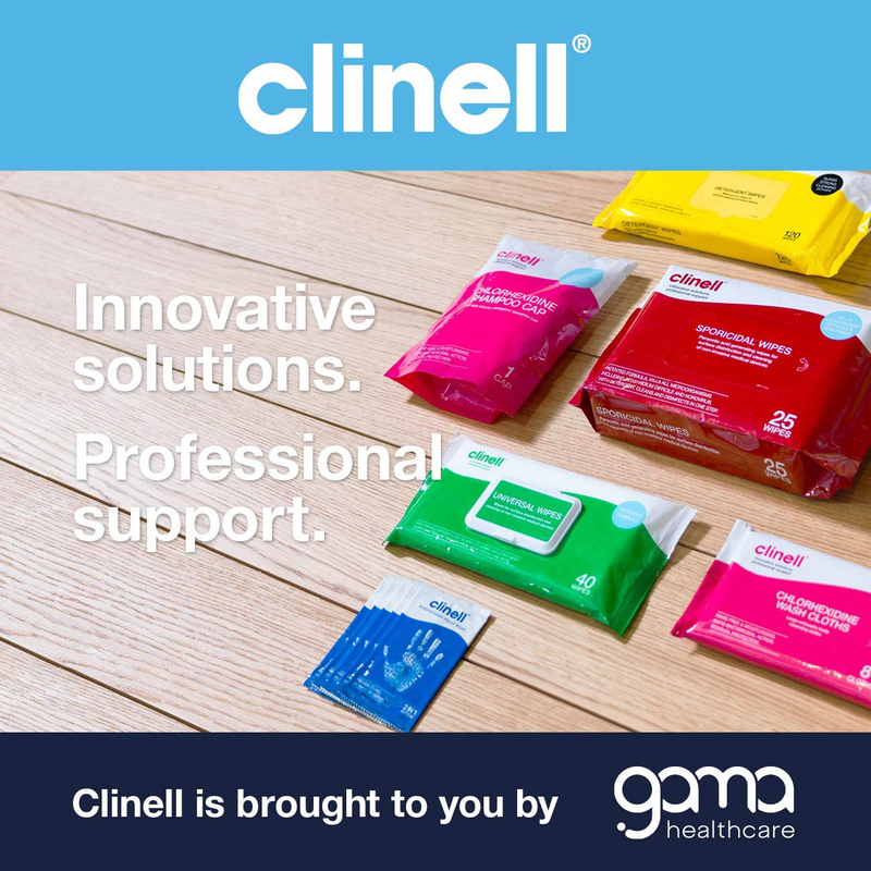 Clinell Universal Cleaning and Disinfectant Wipes, 4 x 100 Wipes