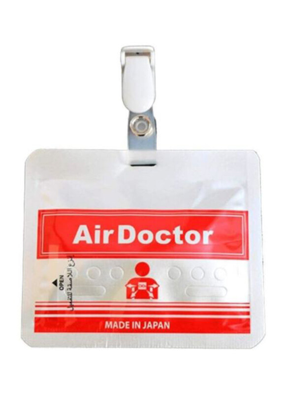 

Air Doctor Microbes Blocker Air Sterilizer Badge, 30 Pieces, Red