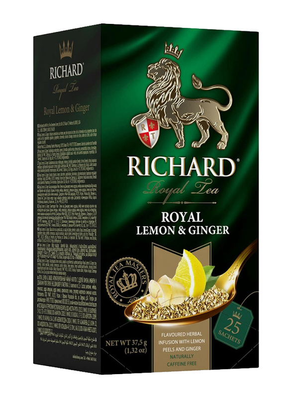 Richard Royal Lemon & Ginger Herbal Tea, 25 Tea Bags, 37.5g