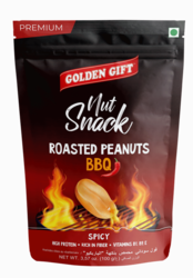 Golden Gift Roasted Premium Natural Peanuts BBQ Spicy, BIO PACK 100 g