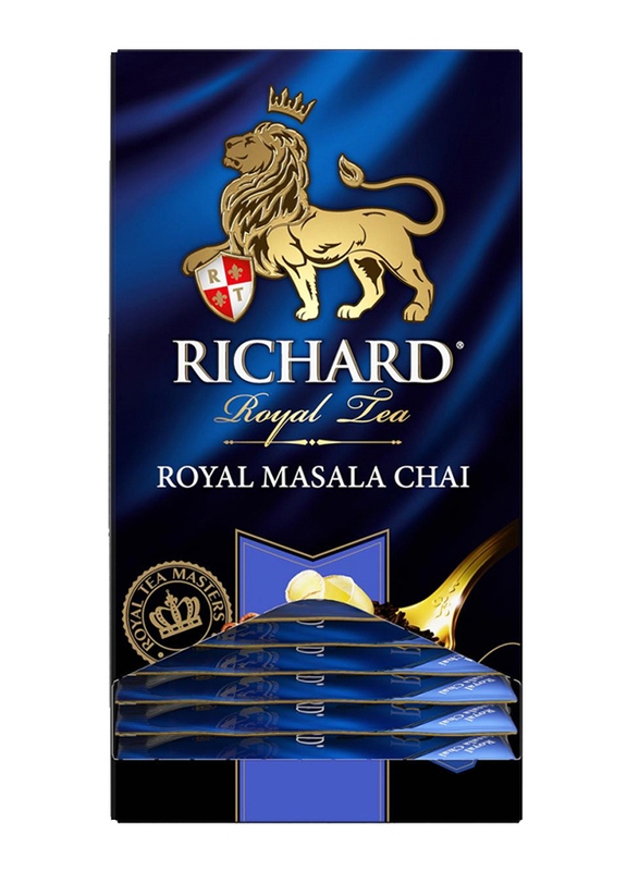 Richard Royal Masala Chai Black Tea Sachet, 25 Tea Bags