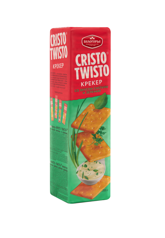 

Cristo Twisto Cracker Sour Cream and Herbs, 205 g