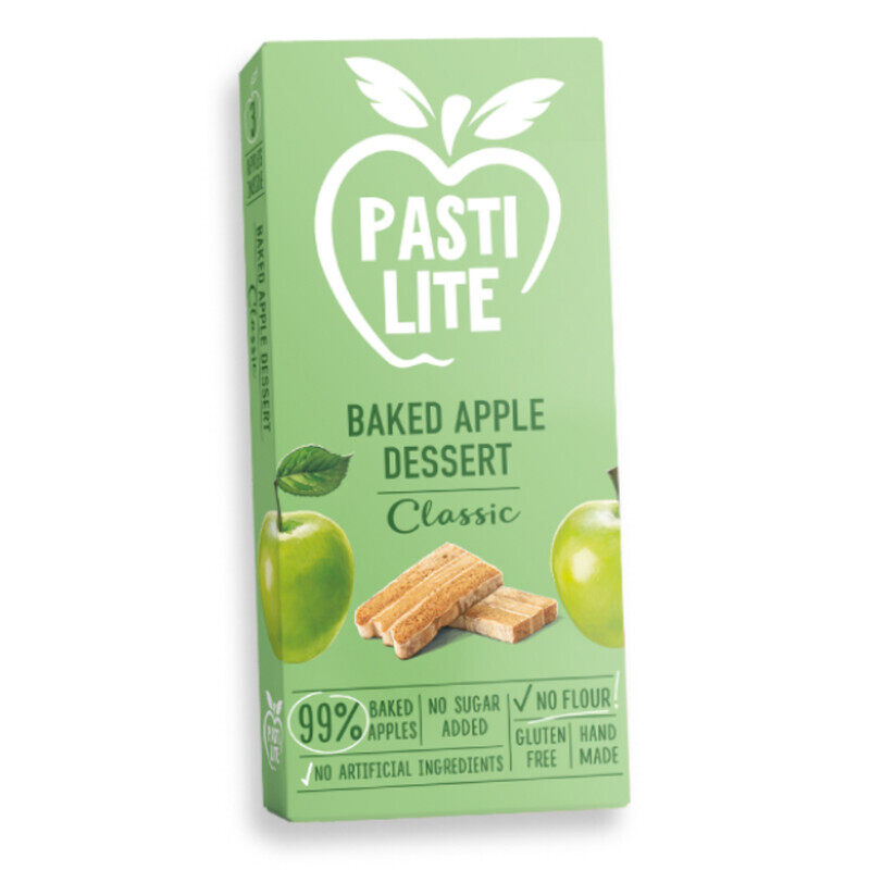

Pastilite Hand Made Gluten and Sugar Free Baked Apples Dessert Classic, 50 g