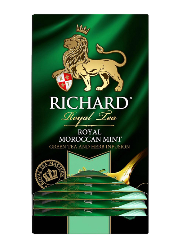 Richard Royal Moroccan Mint Green Tea, 25 Tea Bags