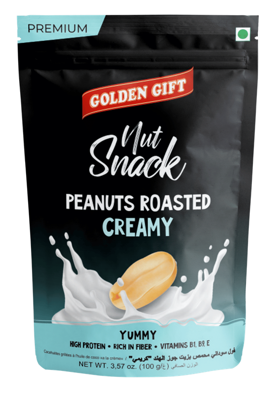 

Golden Gift Roasted Premium Natural Peanuts Creamy, BIO PACK 100 g