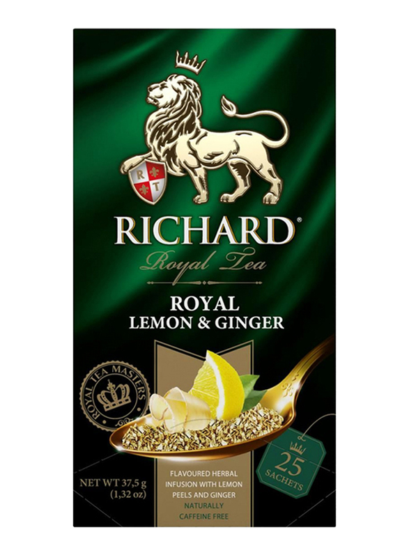 Richard Royal Lemon & Ginger Tea, 25 Tea Bags, 37.5g