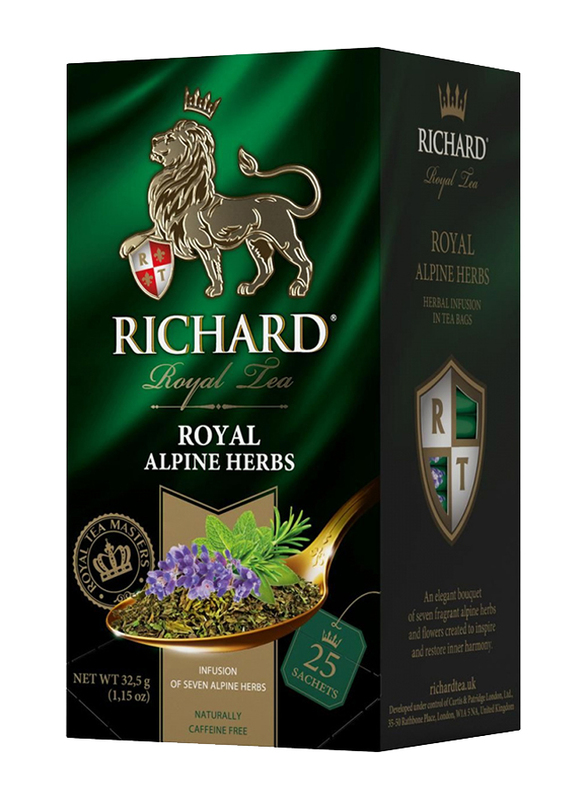 Richard Royal Alpine Herbs Herbal Tea, 25 Tea Bags, 32.5g