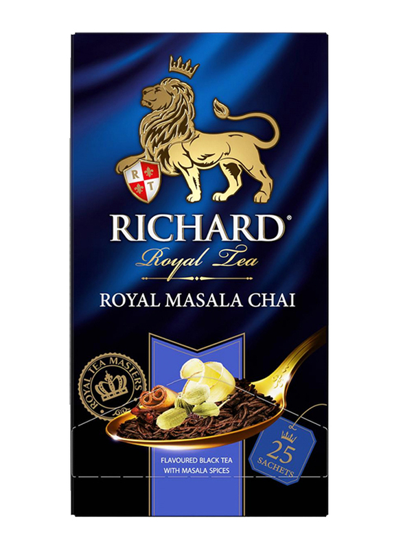 Richard Royal Masala Chai Black Tea Sachet, 25 Tea Bags