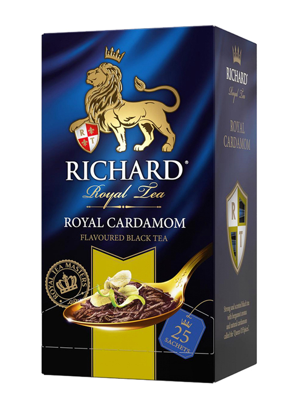 Richard Royal Cardamom Black Tea, 25 Tea Bags