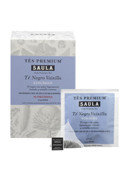 Cafe Saula Organic Vanilla Flavoured Black Tea Bags, 20 Tea Bags