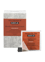 Cafe Saula Organic Cocoa & Lemon Rooibos Tea Bags, 20 Tea Bags