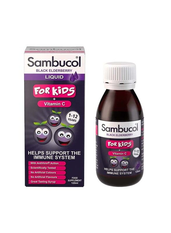 

Sambucol For Kids Liquid - Black Elderberry - 120ml