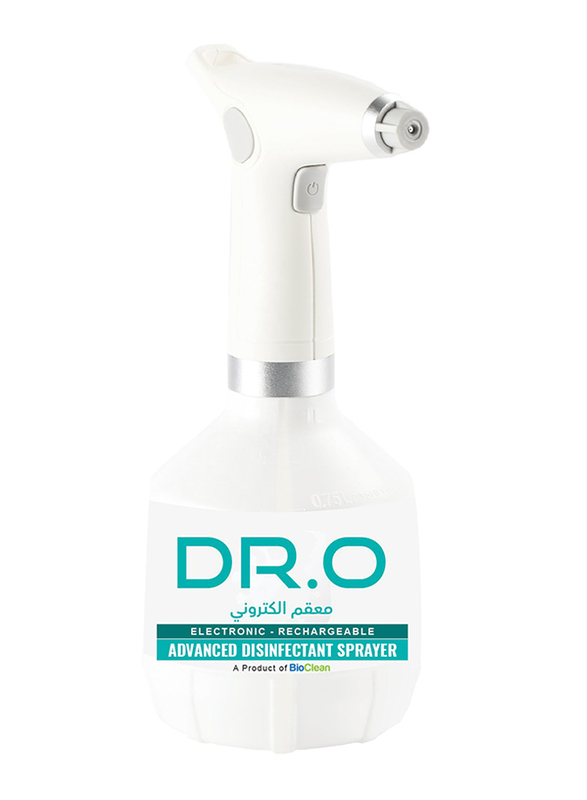 DR.O 1000ml Advanced Electronic Disinfectant Sprayer, White